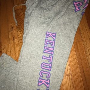 VS Pink Kentucky boyfriend sweats size M